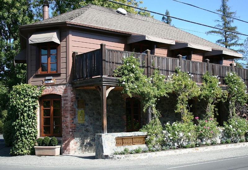 Die französische Wäscherei in Yountville, Kalifornien