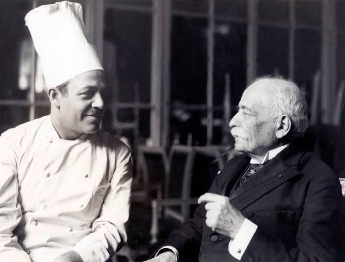 Eugène Herbodeau et Auguste Escoffier Eugène Herbodeau et Auguste Escoffier