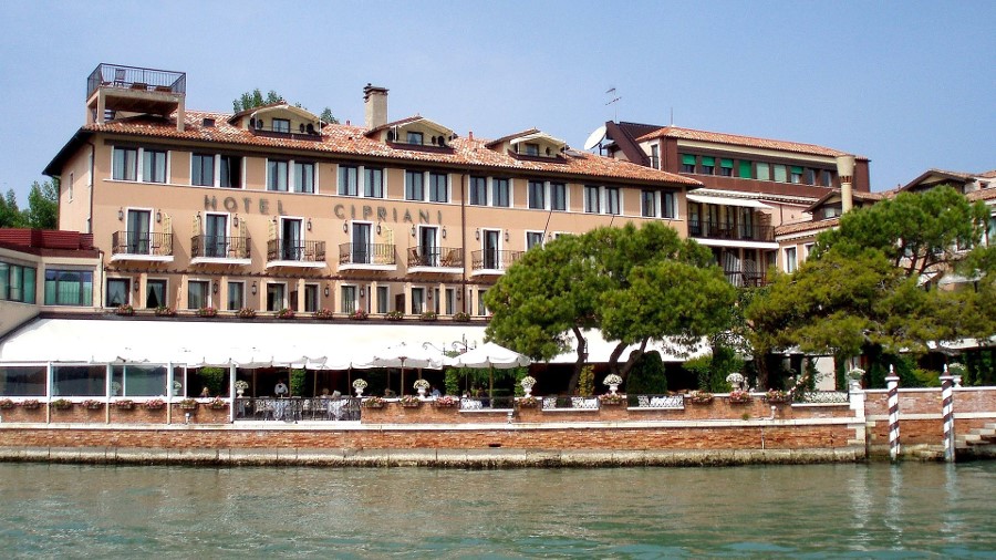 L&rsquo;h&ocirc;tel Cipriani sur la Guidecca Venise