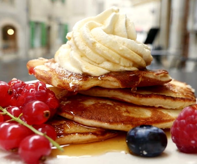 Pancakes aux fruits rouges Pancakes aux fruits rouges