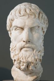 Portrait d'&Eacute;picure, copie romaine d'un original hell&eacute;nistique, British Museum