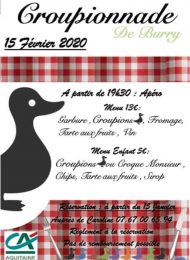 Affiche pour une croupionnade