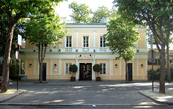 Restaurant Laurent, avenue Gabriel à Paris