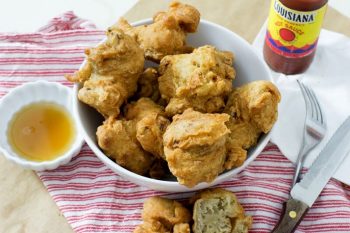 Beignets de palourde sauce Lousiana