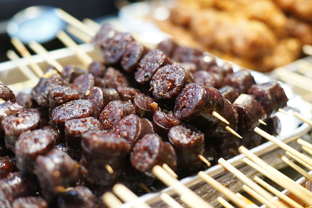Brochettes de sundae sur le gril