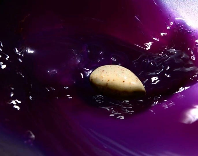 Gaspacho de chou rouge à la glace moutarde à l’ancienne par Heston Blumenthal