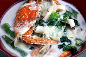 Ginataang tambo au crabe