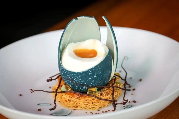 L’œuf en verjus par Heston Blumenthal