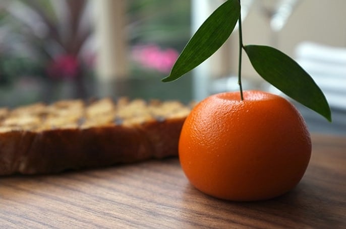 Meat fruit de mandarine par Heston Blumenthal