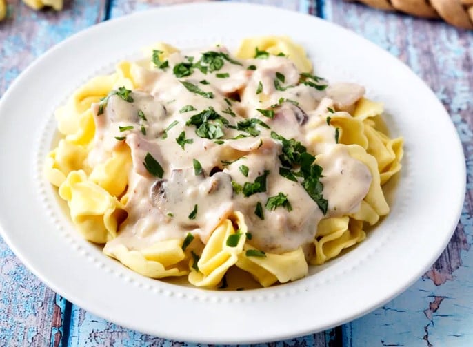 Tortellinis sauce Caruso