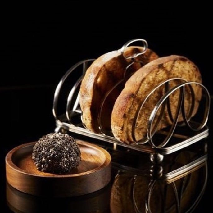 Truffe et pain grillé par Heston Blumenthal