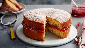 Victoria sponge cake à la confiture de fraise
