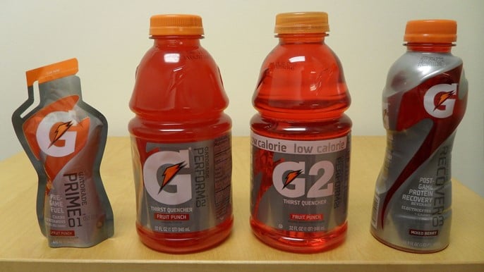 Les boissons Gatorade