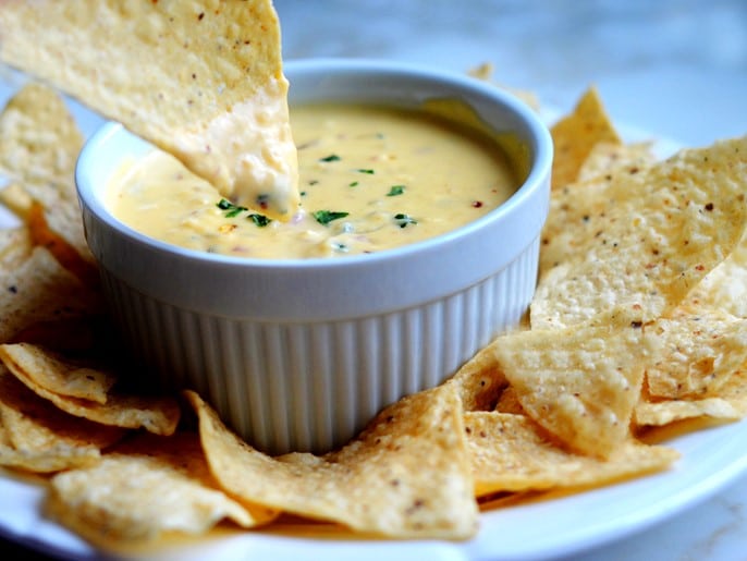 Chile với queso