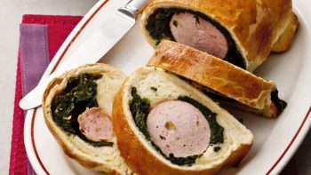 Boule de Bâle en croûte et aux épinards