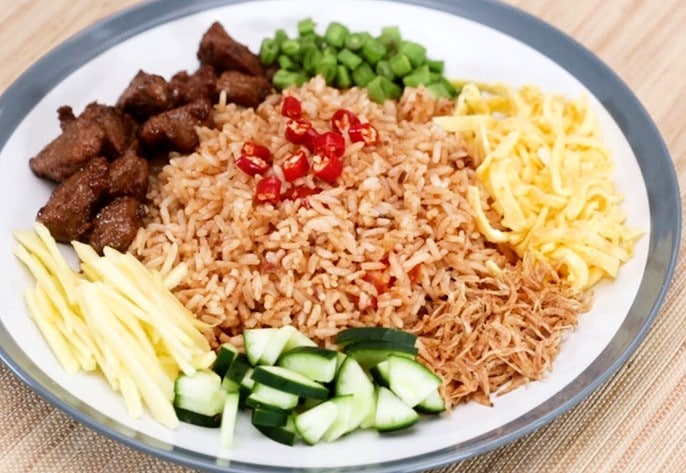 Bagoong gebratener Reis
