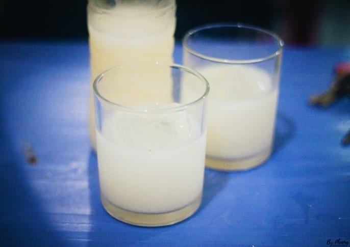 Glasses of rượu nếp