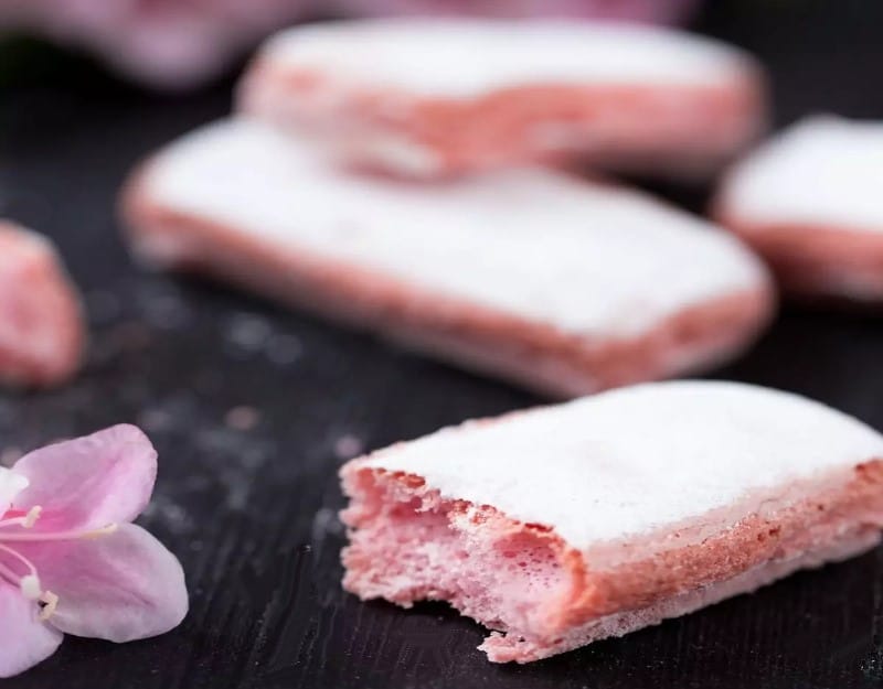 Reims pink biscuits