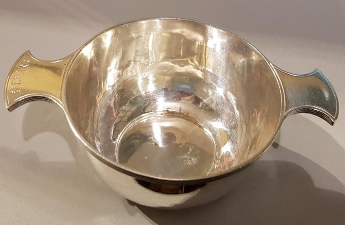 Silver finger bowl