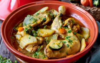 Tajine de poulet aux légumes