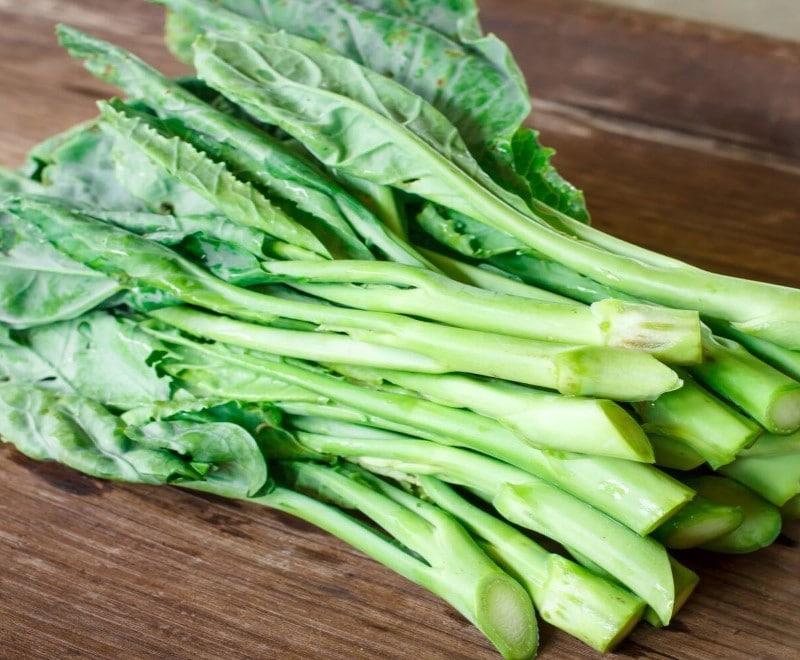 Chinese broccoli, Brassica oleracea var. alboglabra