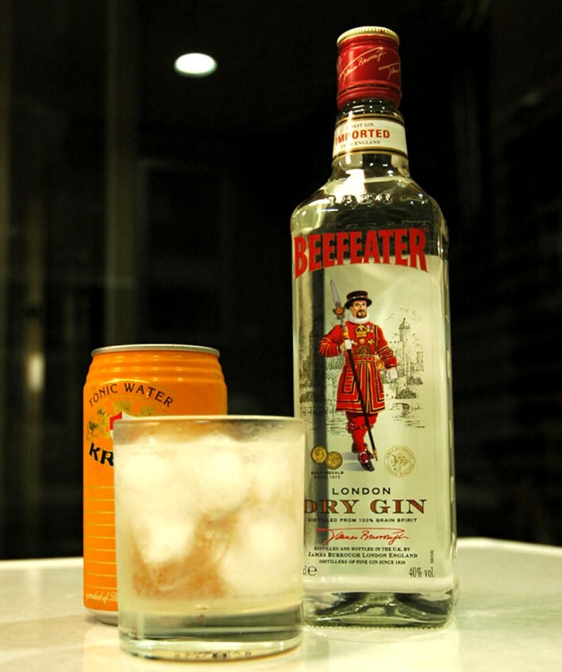 Gin Beefeater tonic