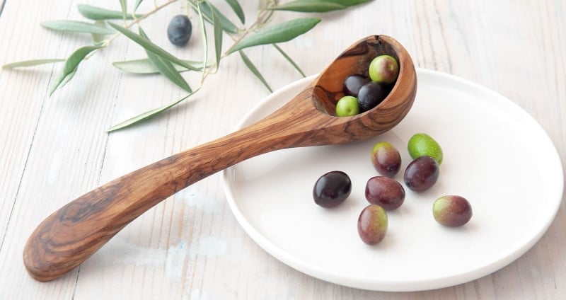 Aceitunas verdes y negras de Liguria