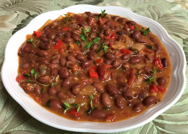 Guisado de ervilha jamaicano