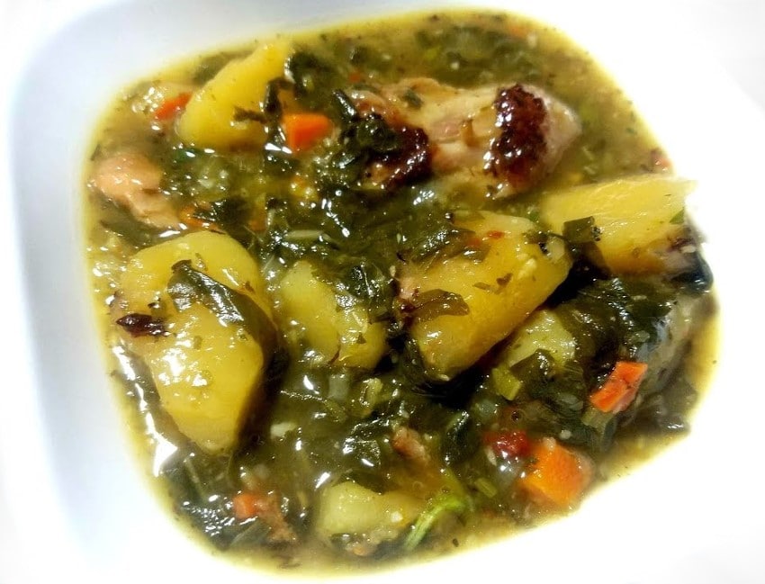 Grenada oil down stew