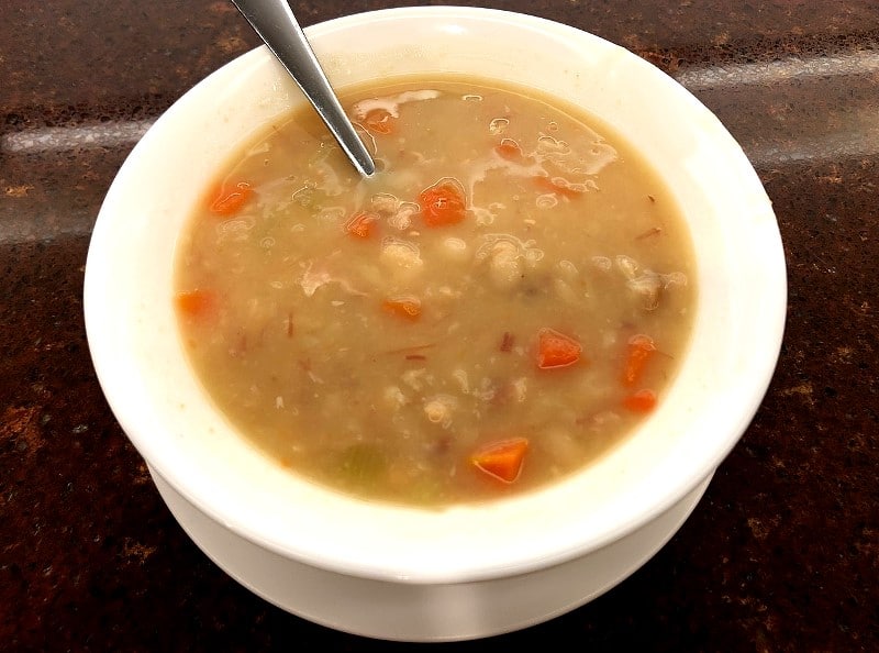 Sopa de feijão do senado