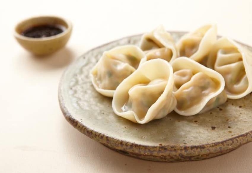 Korean mandu dumplings