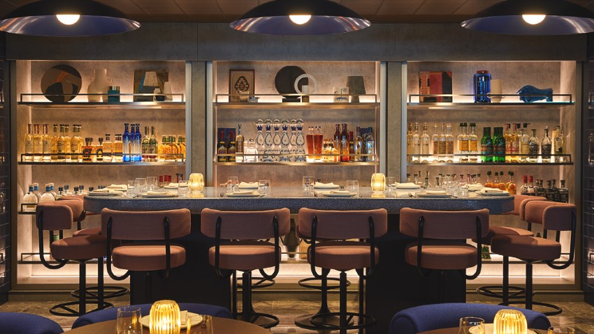 Le restaurant Pink Agave sur le Scarlet Lady