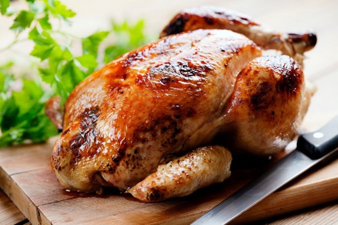 Roast chicken