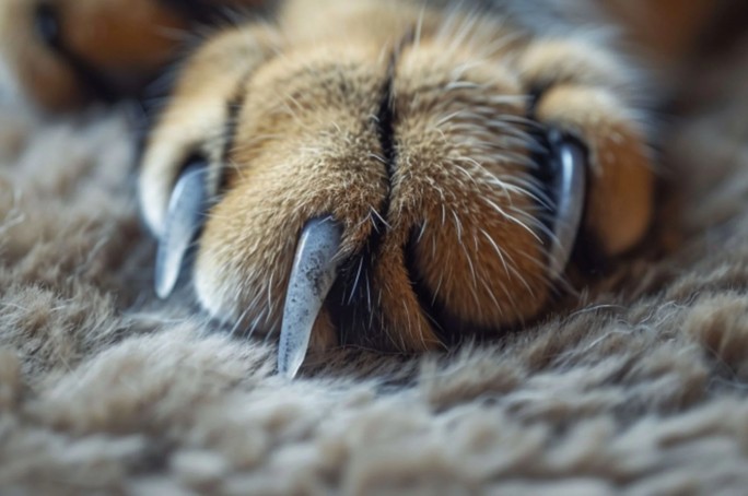 Griffes rétractiles du chat