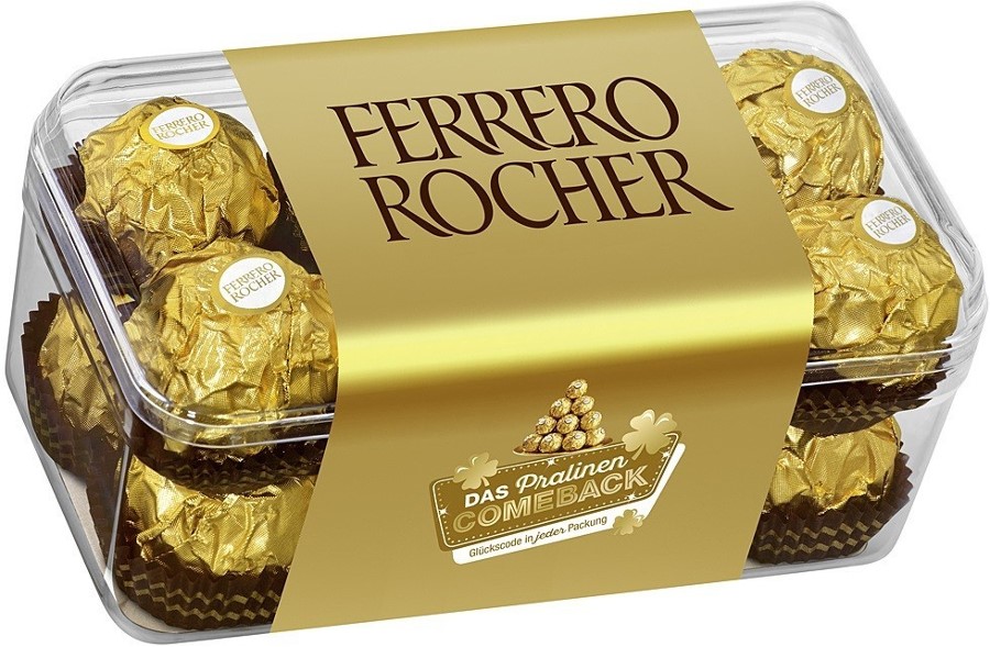 Boîte traditionnelle de Ferrero Rocher
