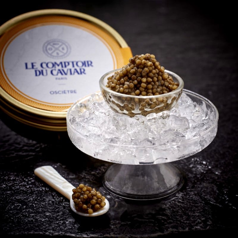 Ossetra kaviar, acispenser gueldanstaedtii