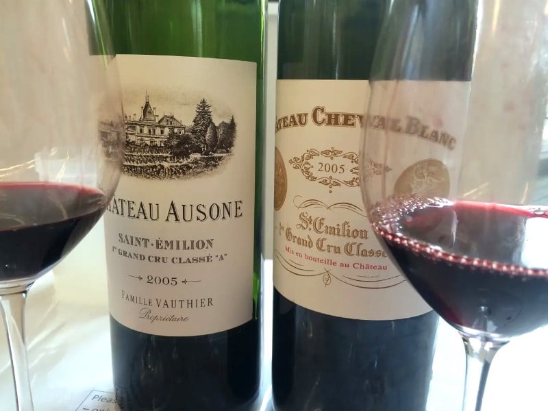 Château Ausone Ier Grand Cru Classé et Château Cheval Blanc Ier Grand Cru classé