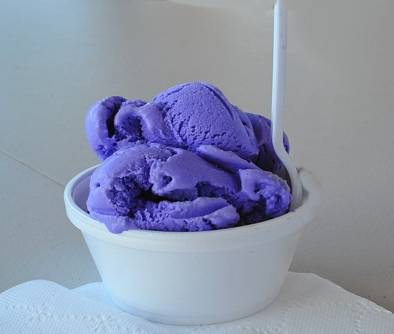 Crème glacée à l’ube