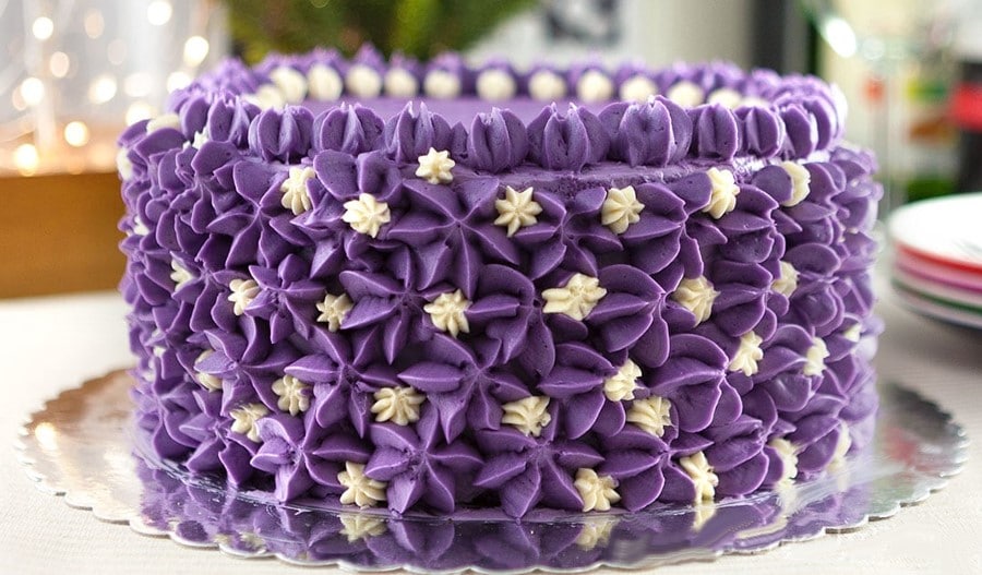 Gâteau Ube