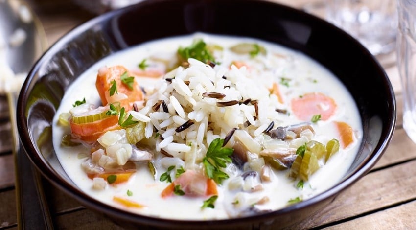 Sopa de pescado al estilo de Nueva Inglaterra