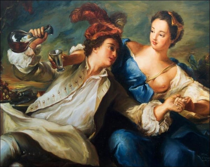 L&rsquo;alliance de l&rsquo;Amour et du Vin par Marc Nattier