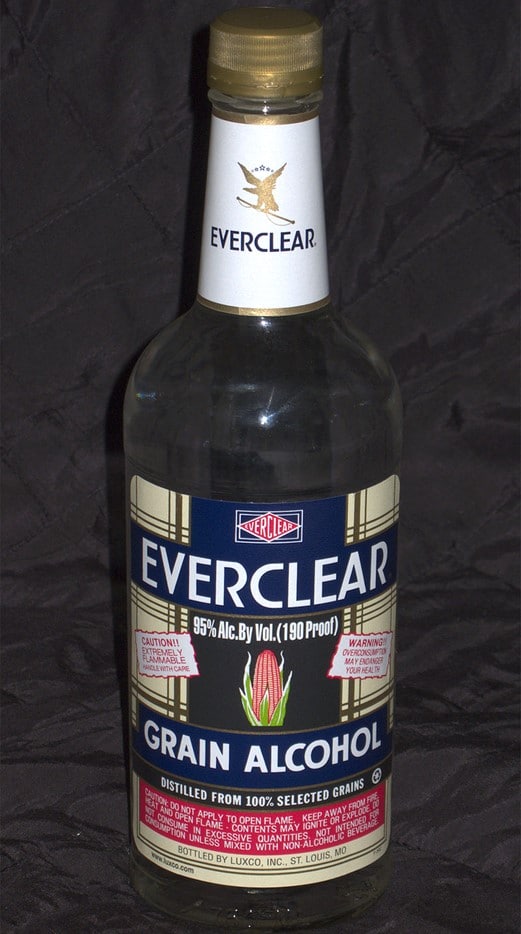 Bottle of Everclear