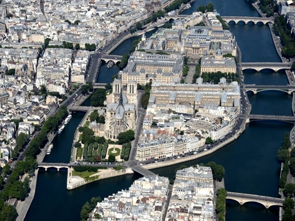 Isla de la Cité en París