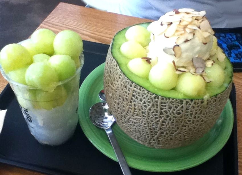 Bingsu au melon