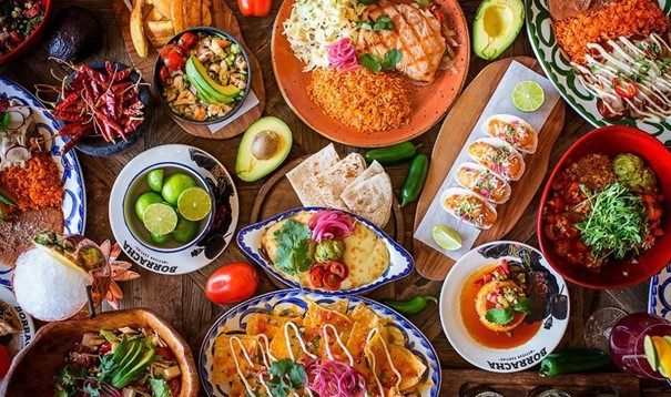 Mexican cuisine dishes