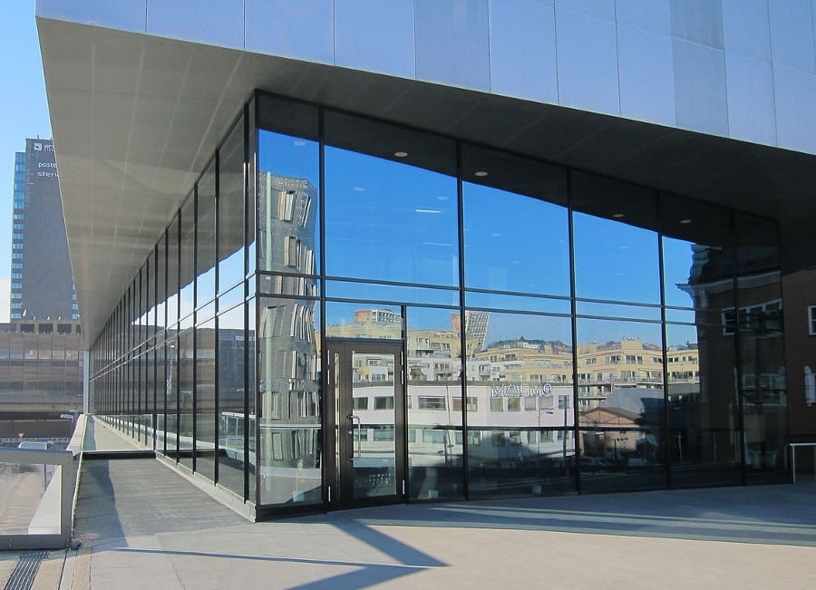 Außenansicht des Restaurants Maaemo in Oslo, Norwegen