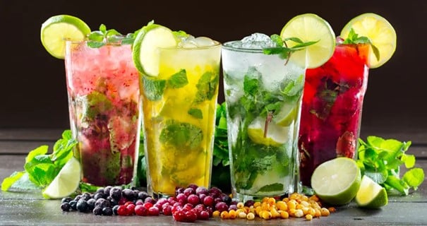 các loại mocktail khác nhau