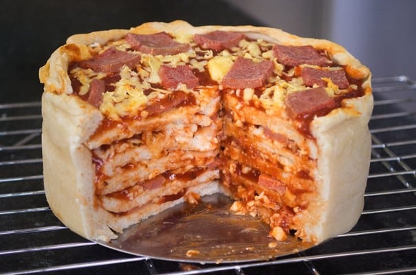 pizza cake