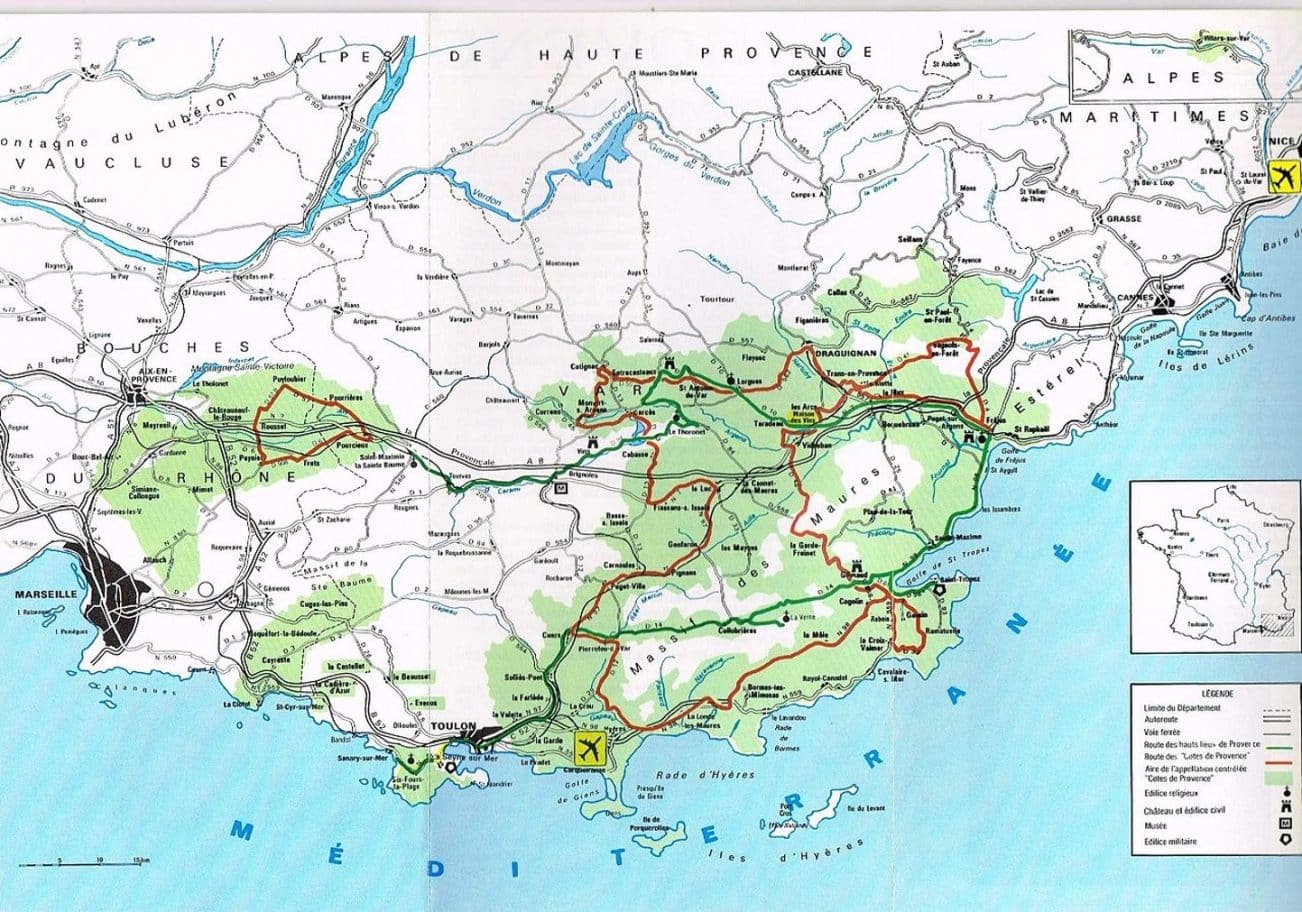 Route des Hauts lieux de Provence