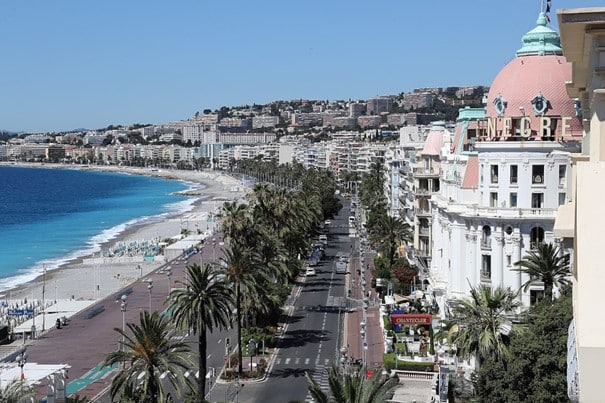 La promenade des Anglais à Nice